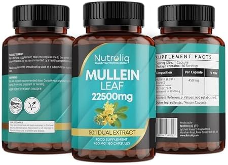 Nutroliq Mullein Leaf 50:1 Extract Capsules – product image 7