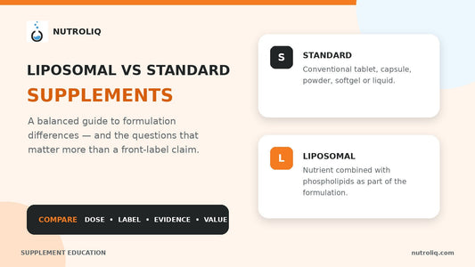 Liposomal vs Standard Supplements: What's the Difference?