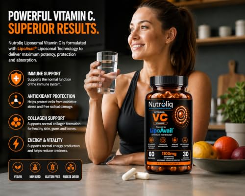 Nutroliq Liposomal Vitamin C Capsules – 60 Capsules