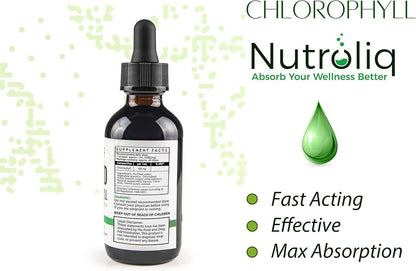 Nutroliq Liquid Chlorophyll Drops for Water 60ml – product image 3