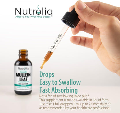 Nutroliq Mullein Leaf 50:1 Extract Drops - 60ml – product image 5