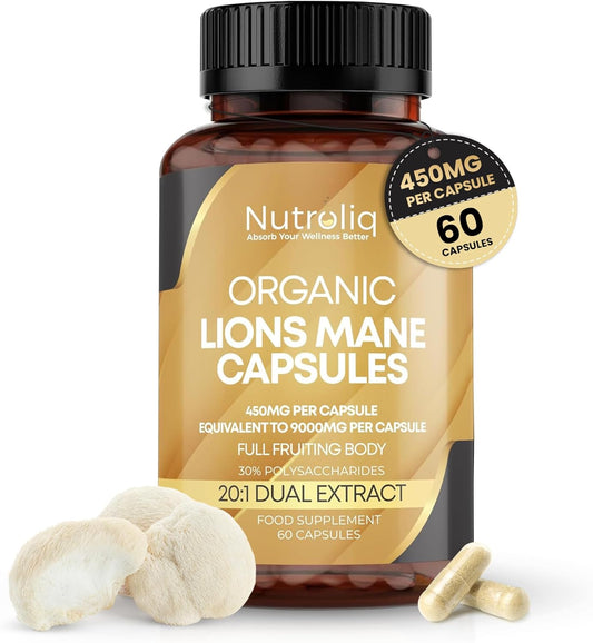 Nutroliq Organic Lions Mane Capsules