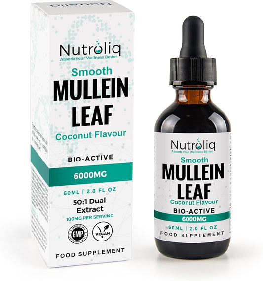 Nutroliq Mullein Leaf 50:1 Extract Drops - 60ml – product image 1