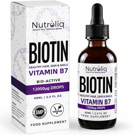 Nutroliq Biotin Liquid Drops 60ml – product image 1