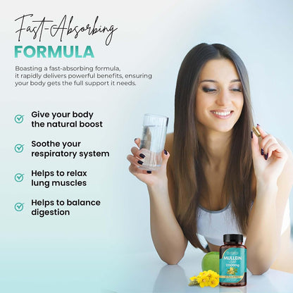 Nutroliq Mullein Leaf 50:1 Extract Capsules – product image 3