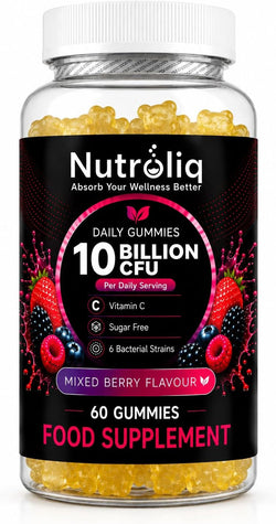 Nutroliq Daily Gummies – 10 Billion CFU + Vitamin C