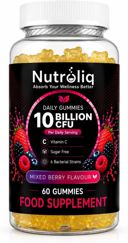 Nutroliq Daily Gummies – 10 Billion CFU + Vitamin C
