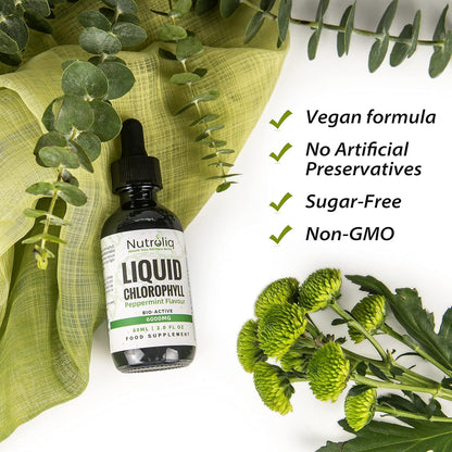 Nutroliq Liquid Chlorophyll Drops for Water 60ml – product image 4