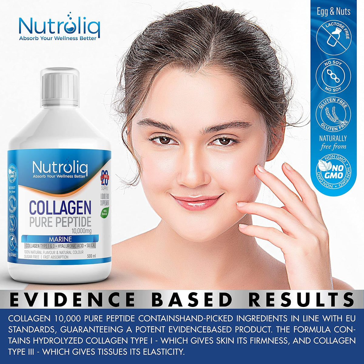 Nutroliq Marine Collagen Liquid 10000mg - 500ml – product image 6