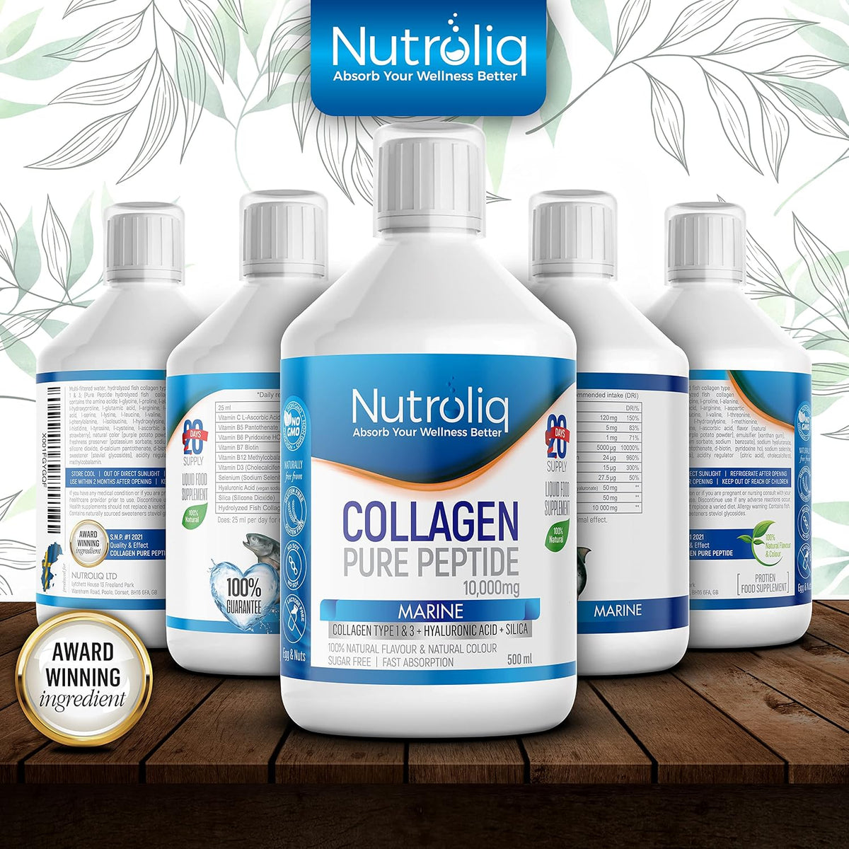 Nutroliq Marine Collagen Liquid 10000mg - 500ml – product image 3