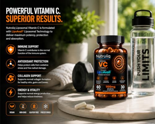 Nutroliq Liposomal Vitamin C Capsules – 60 Capsules