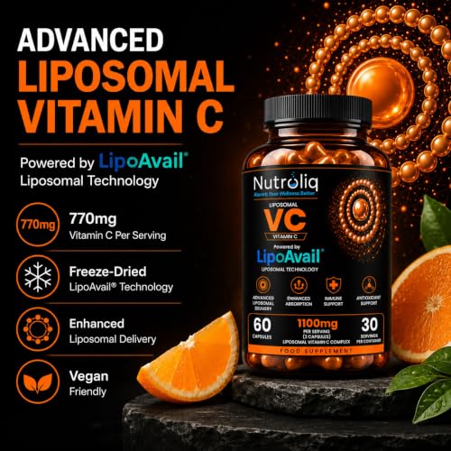 Nutroliq Liposomal Vitamin C Capsules – 60 Capsules
