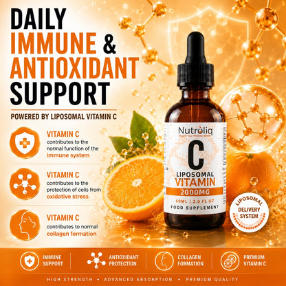 Nutroliq Vitamin C 60ml — immune and antioxidant support