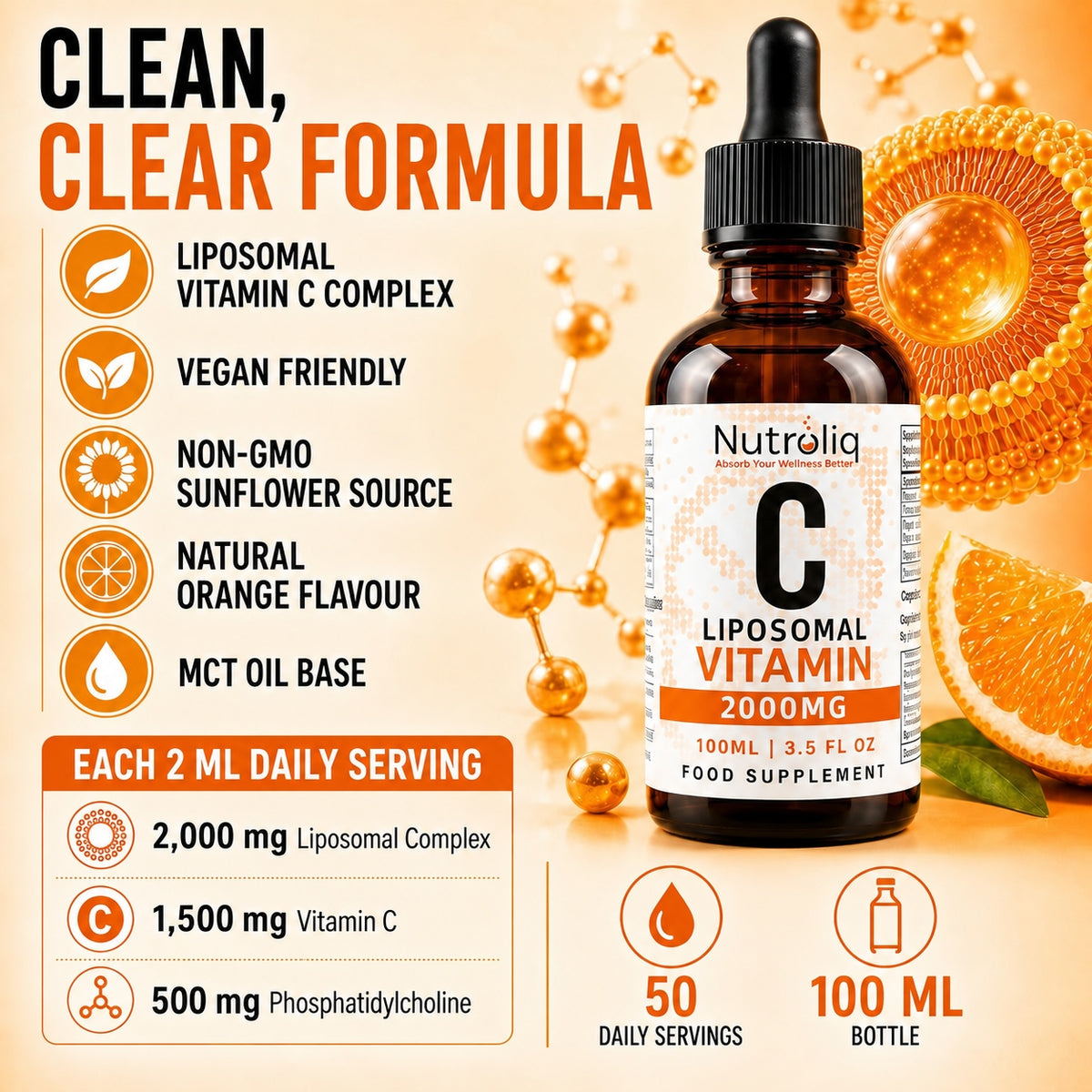 Nutroliq Vitamin C 100 ml product information 3